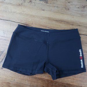 REEBOK CROSSFIT BLACK BOOTY SHORTS SIZE SMALL